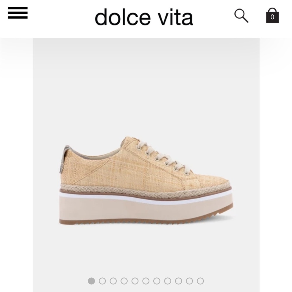 Dolce Vita TINLEY SNEAKERS LT NATURAL RAFFIA